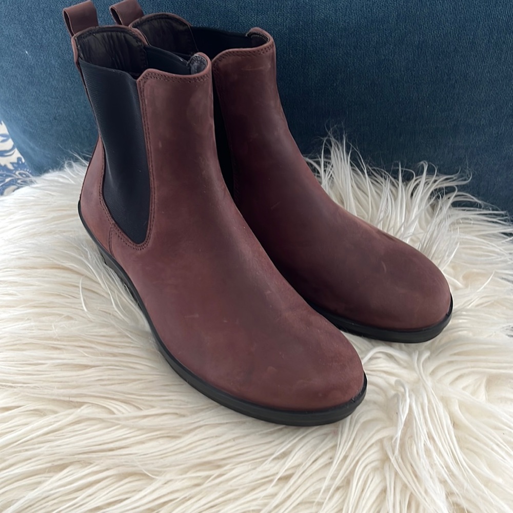 Ecco slip on booties